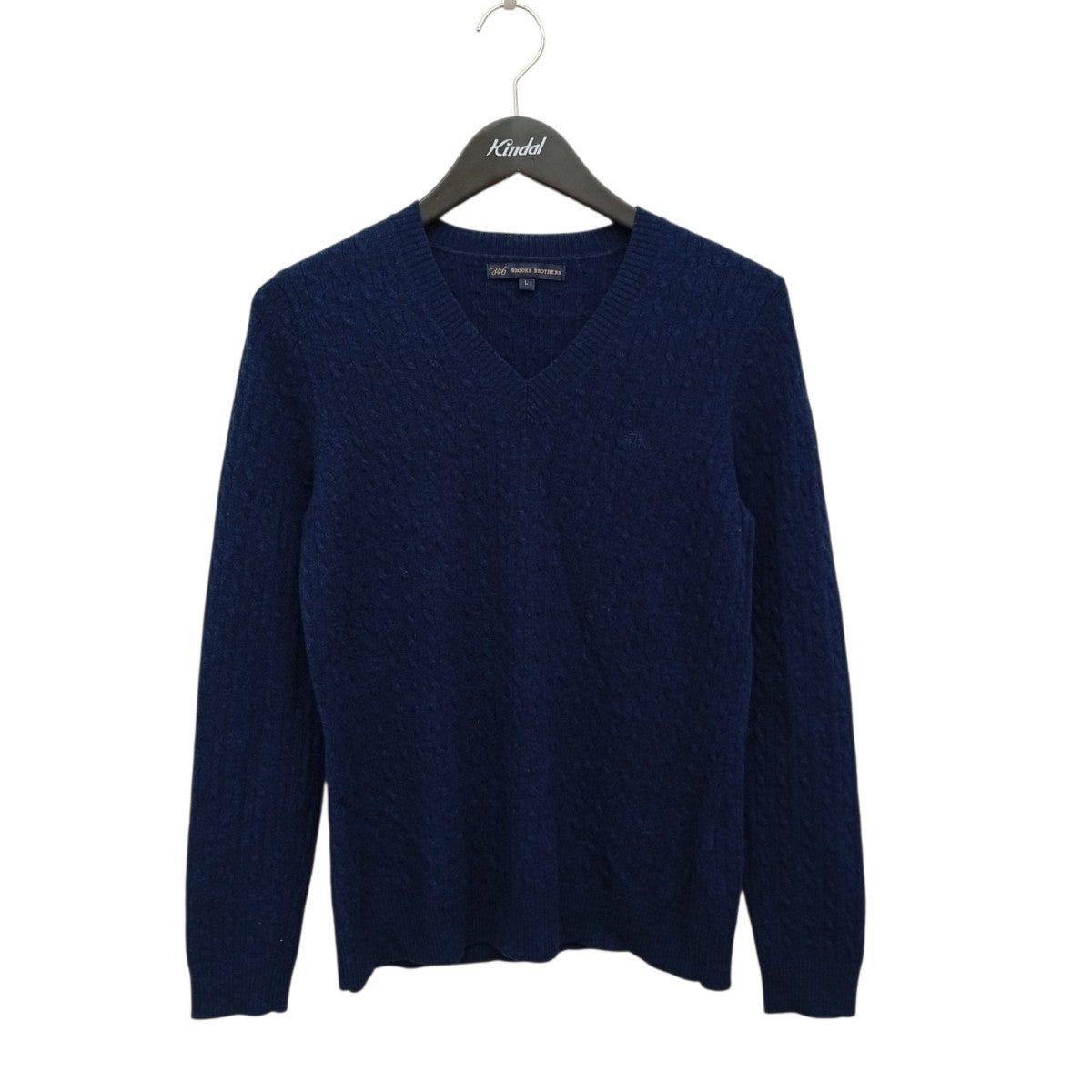 Brooks Brothers ネイビー Vネック セーター L BROOKS BROTHERS(ブルックスブラザーズ) Vネックニット ネイビー