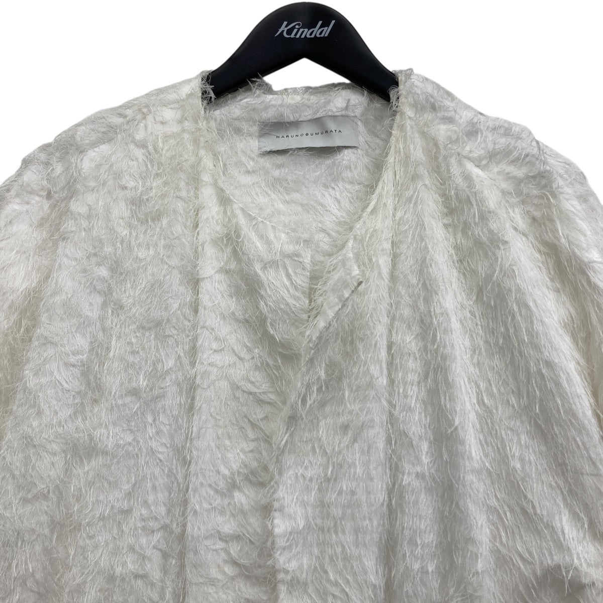 HARUNOBUMURATA 半袖フェイクファーコート 古着・中古-3枚目のアイテム画像
