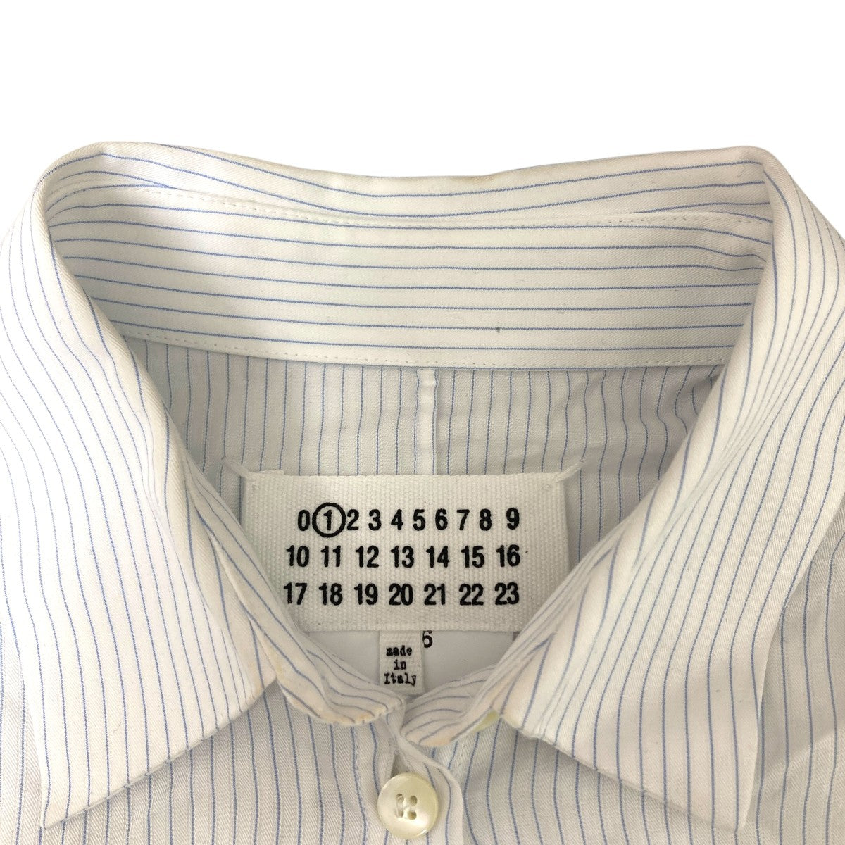 Maison Margiela ドルマンスリーブストライプシャツ 古着・中古-5枚目のアイテム画像