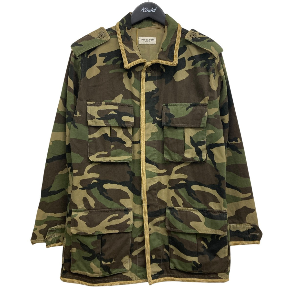 Saint Laurent Paris カモフラジャケット 古着・中古-1枚目のアイテム画像
