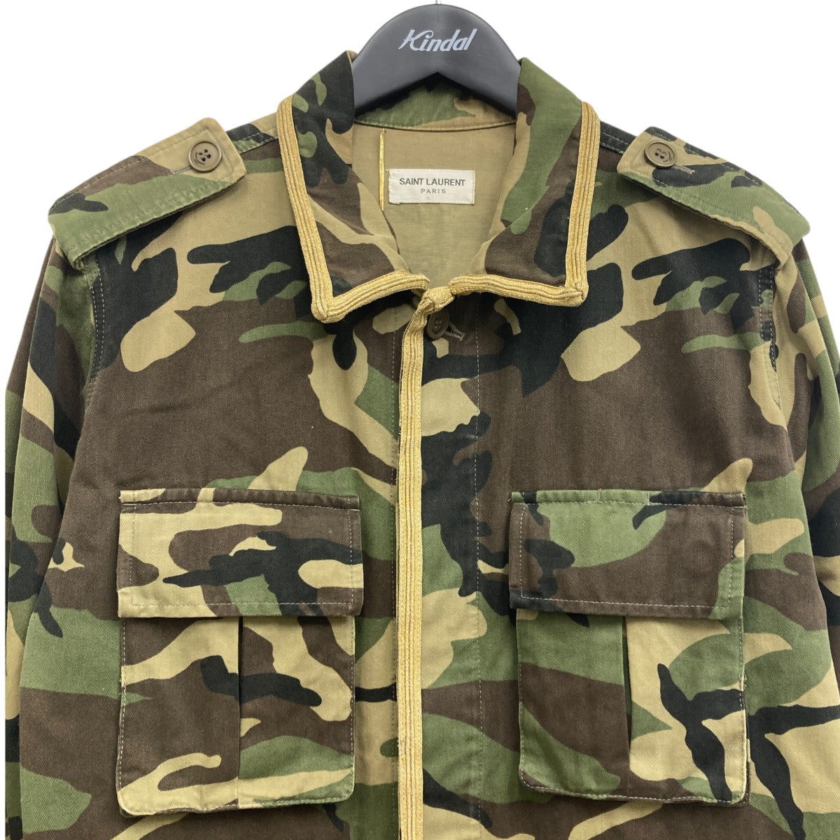 Saint Laurent Paris カモフラジャケット 古着・中古-3枚目のアイテム画像