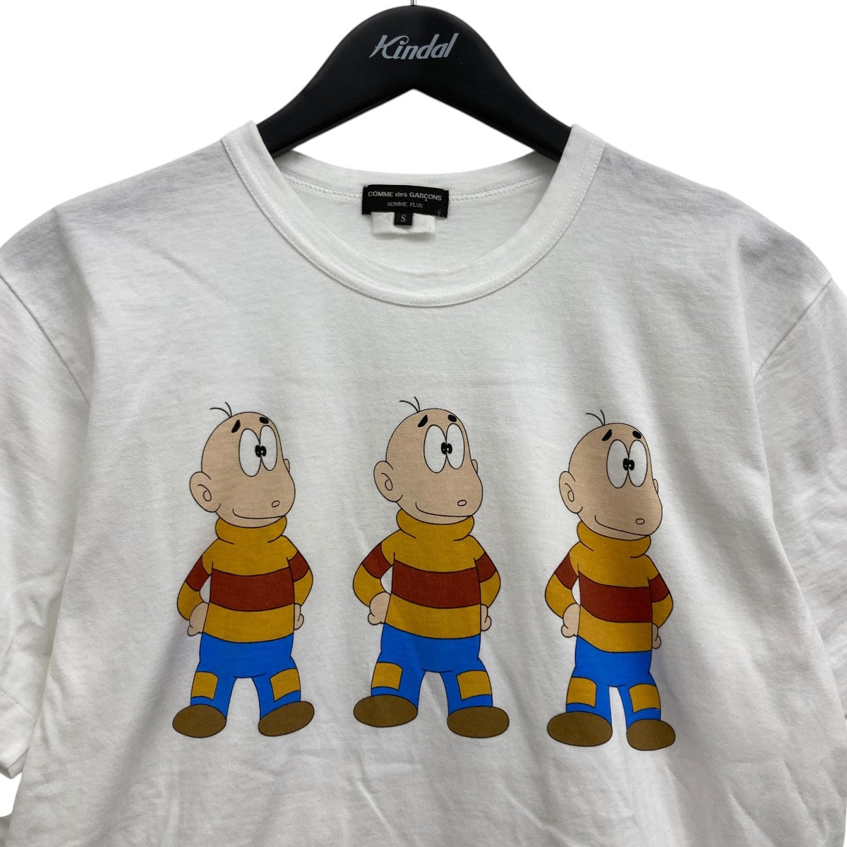 COMME des GARCONS HOMME PLUS 08SS魔法使いサリー三つ子 プリントTシャツ 半袖Tシャツ 古着・中古-3枚目のアイテム画像