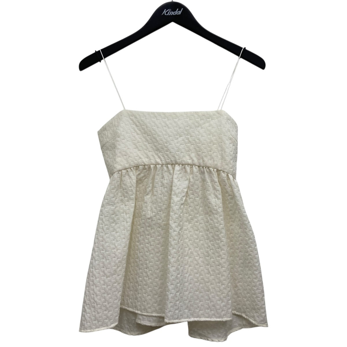 ジャガードキャミブラウス