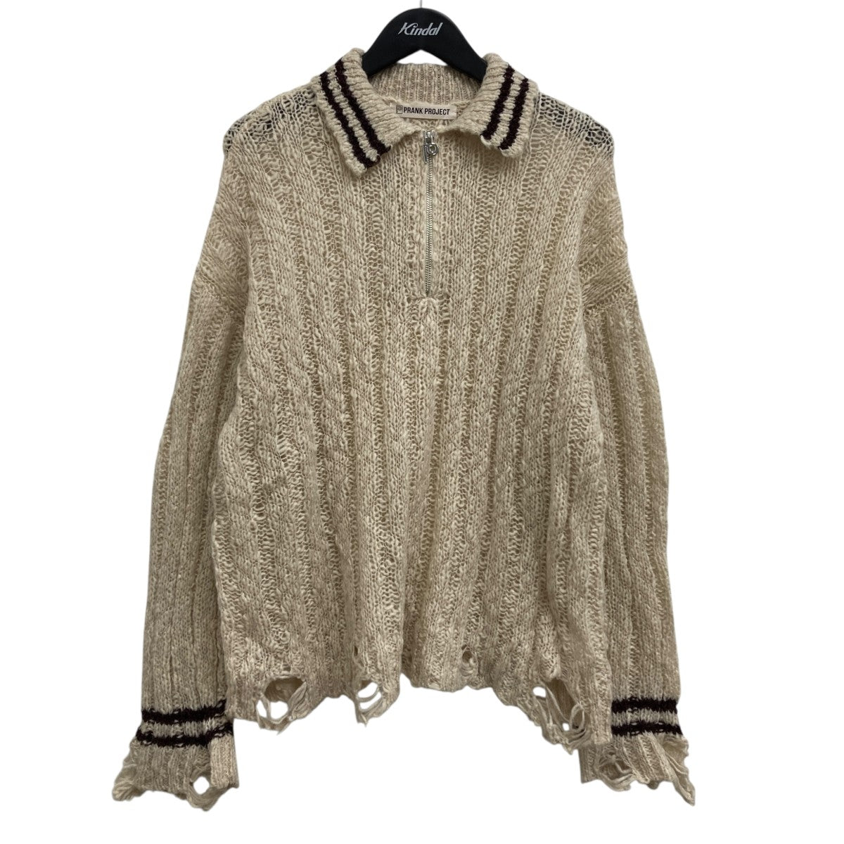 プランクプロジェクト2025春夏　ニットトップ新品 PRANK PROJECT 【プランクプロジェクト】Stall Combination