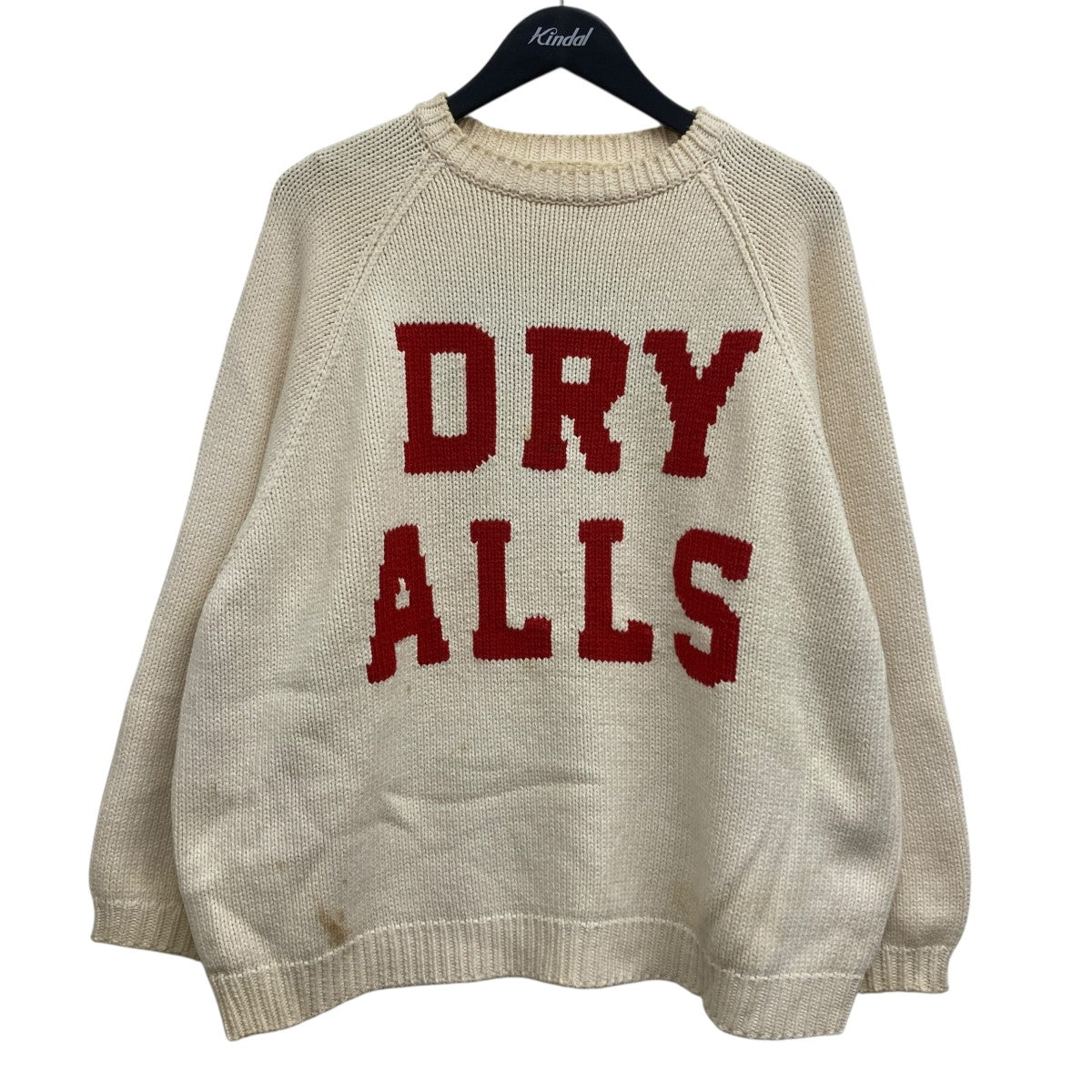 HUMAN MADE(ヒューマンメイド) ニット HM21CS001 アイボリー サイズ S