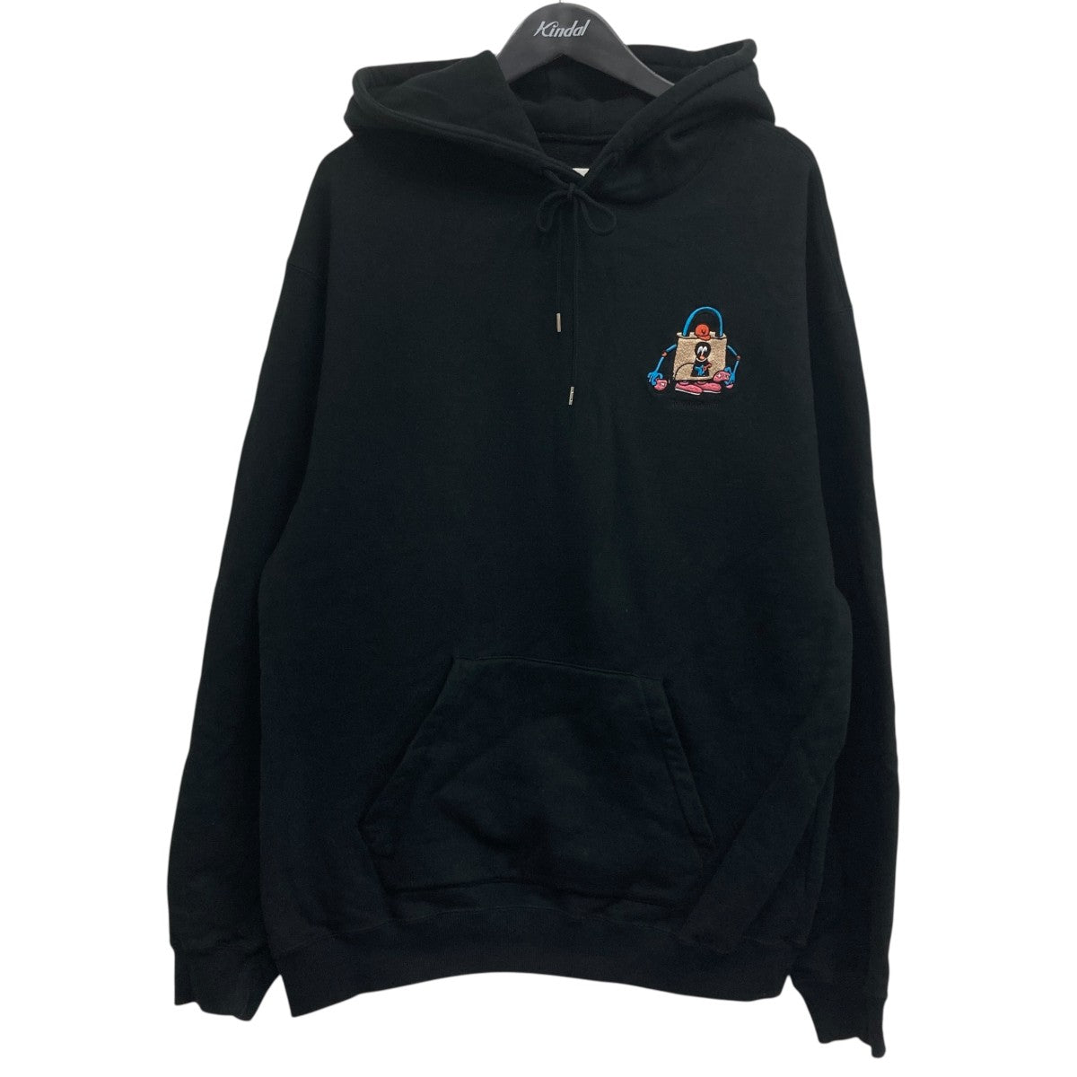 VAULTROOM×tokyovitamin プルオーバーパーカー ブラック サイズ L