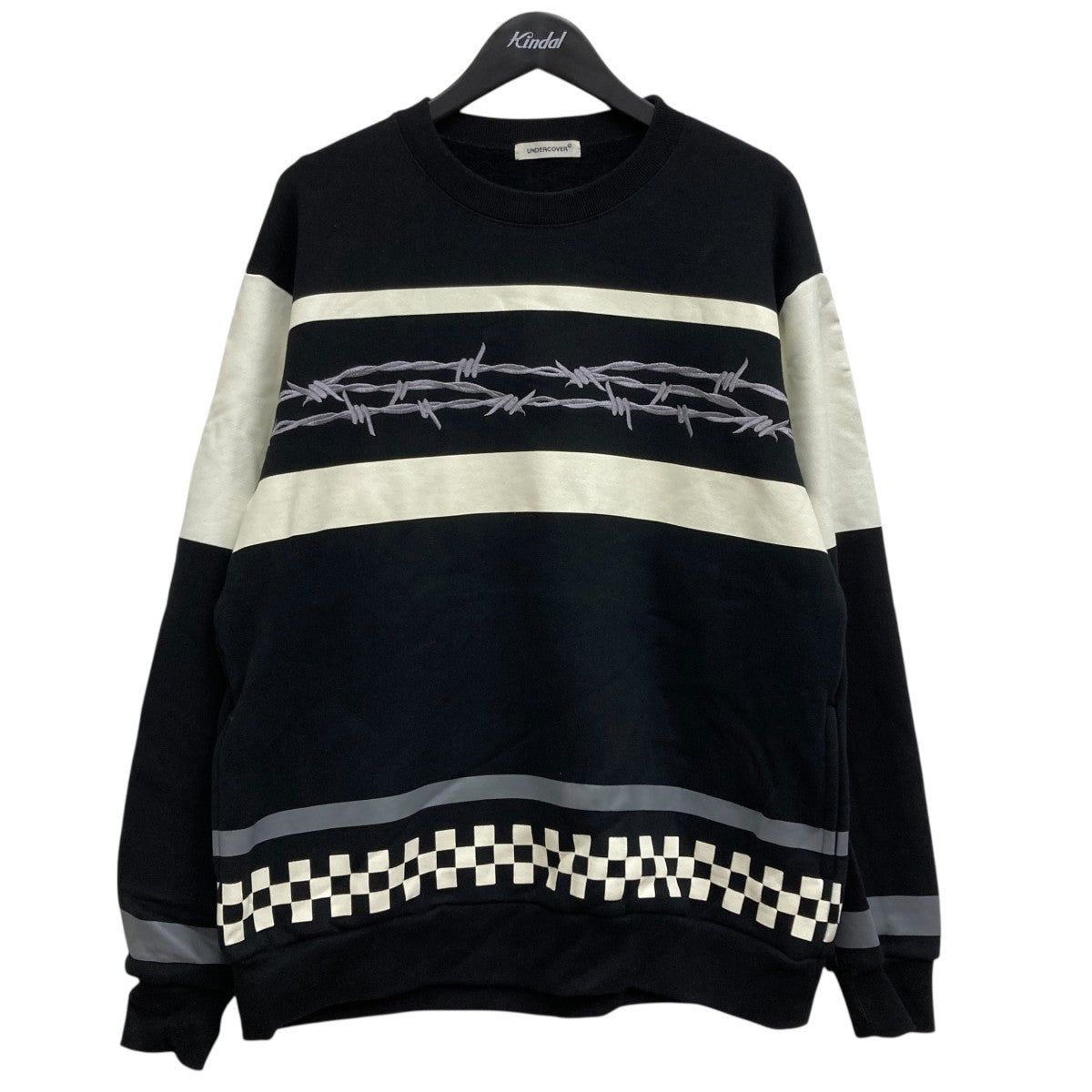 UNDERCOVER(アンダーカバー) ワイヤーチェッカースウェット UP2D4804-1