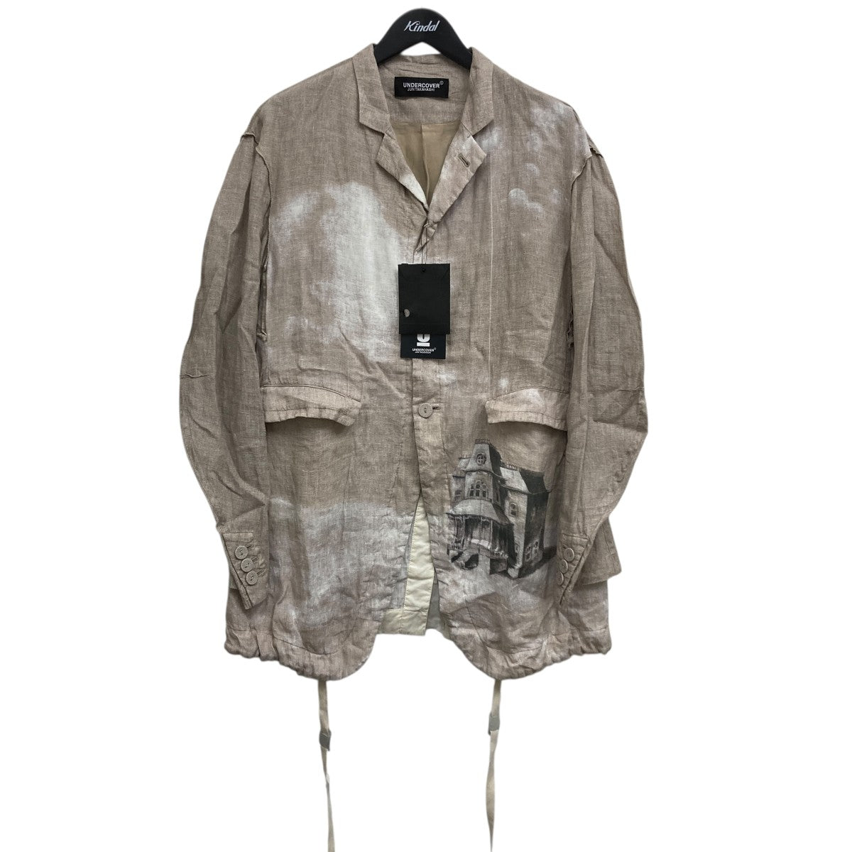 UNDERCOVER(アンダーカバー) 25SS リネン総柄ジャケット UC1E4101-1 