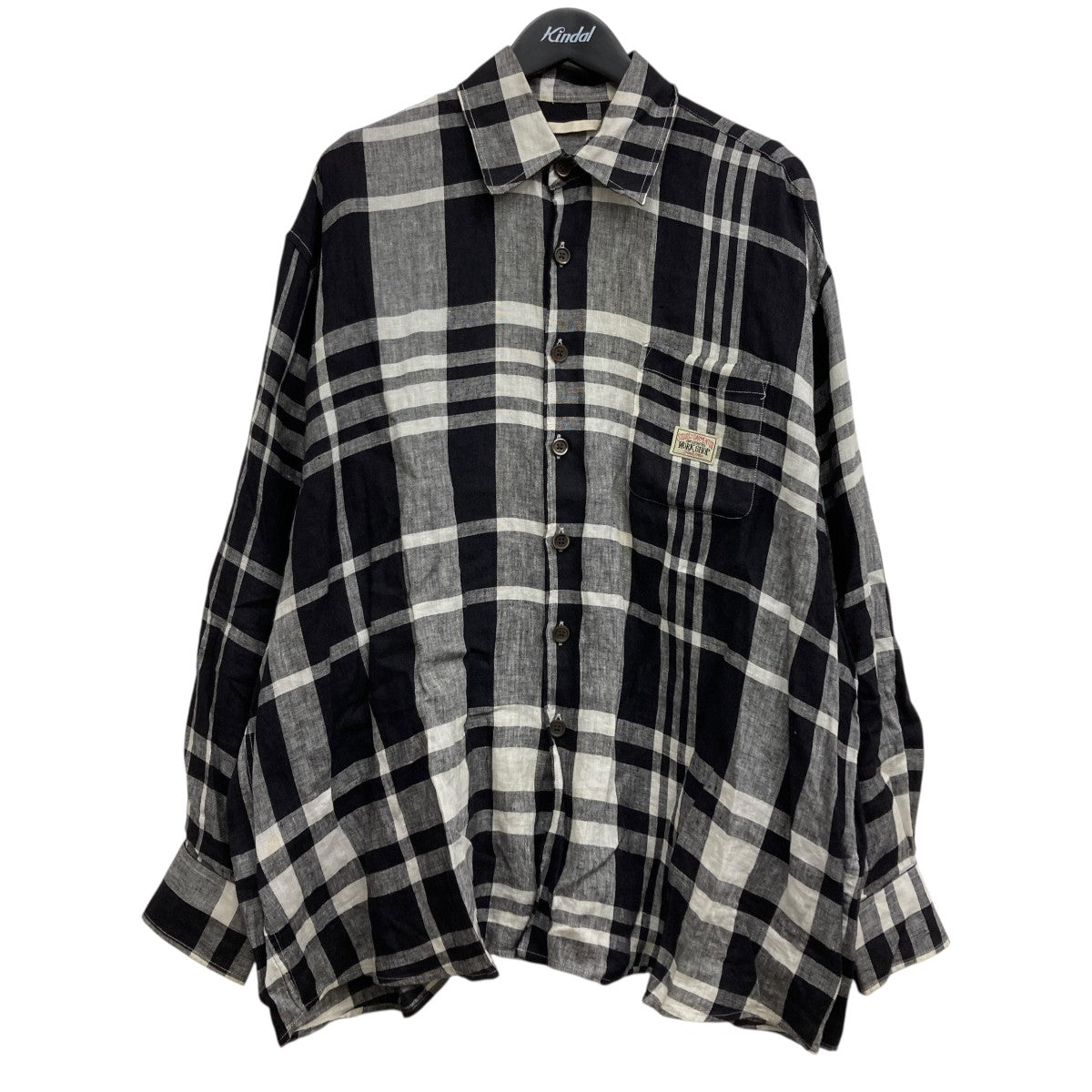 OUR LEGACY×stussy BORROWED SHIRT チェックシャツ WS3232BBC