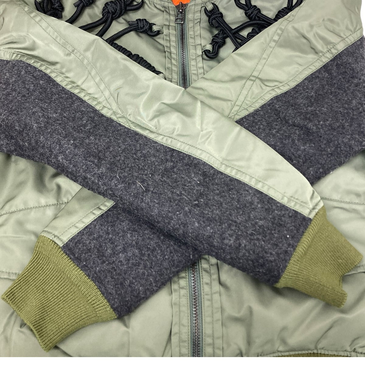 Knotted Harness Bomber Jacket MA-1ジャケット