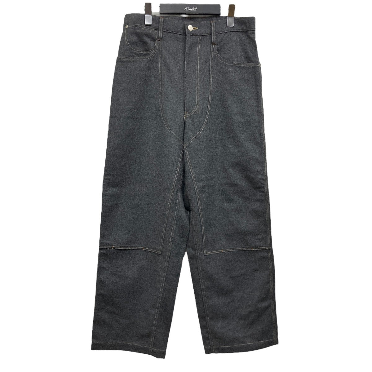 maatee&sons カシミアビーバー　ダブルニーパンツ maatee&sons カシミアビーバー ダブルニーパンツ