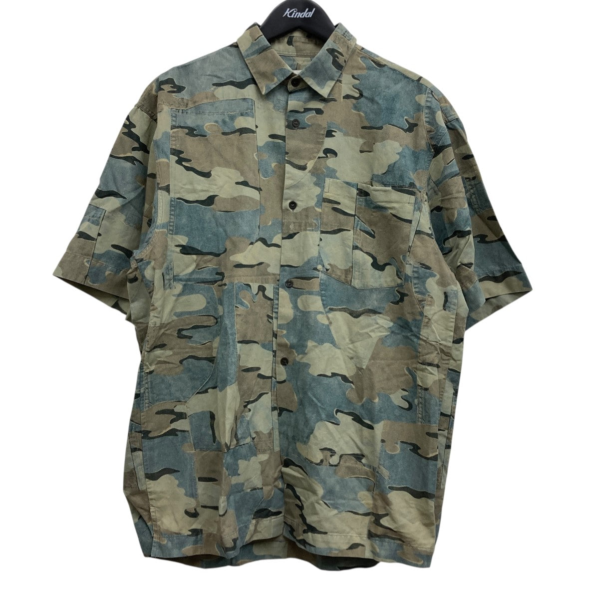 DRIES VAN NOTEN カモフラシャツ 古着・中古-1枚目のアイテム画像