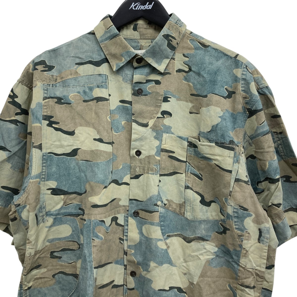 DRIES VAN NOTEN カモフラシャツ 古着・中古-2枚目のアイテム画像