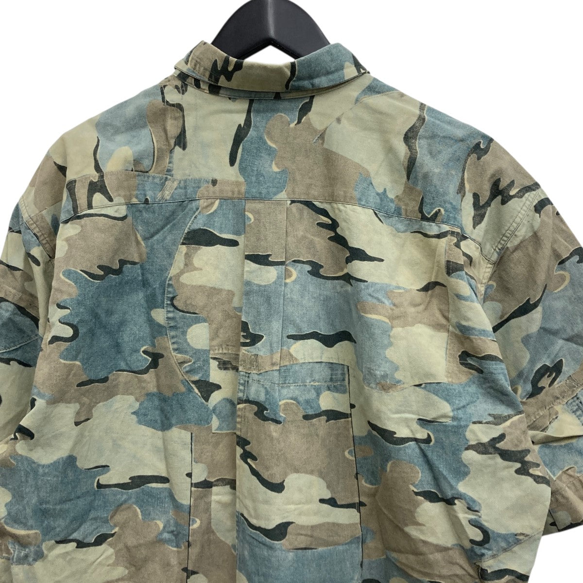 DRIES VAN NOTEN カモフラシャツ 古着・中古-4枚目のアイテム画像