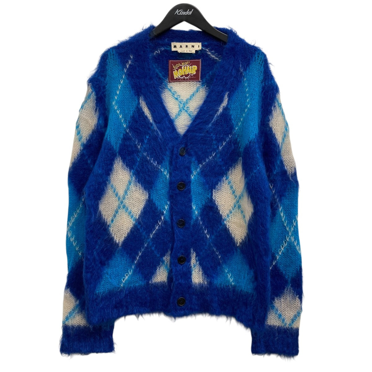 MARNI(マルニ) ICONIC MOHAIR ARGYLE SWEATER モヘアカーディガン