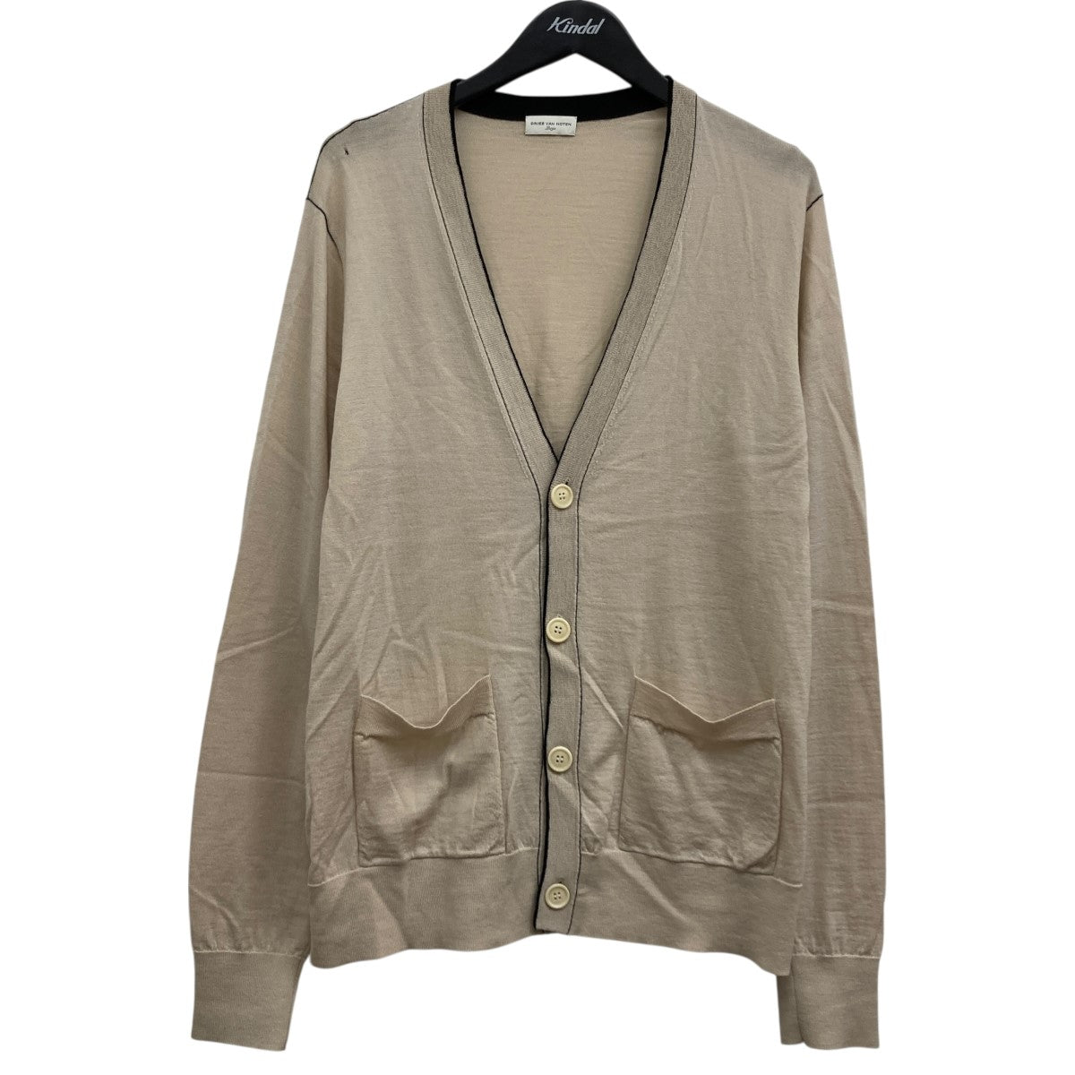 DRIES VAN NOTEN(ドリスヴァンノッテン) ニットカーディガン ベージュ