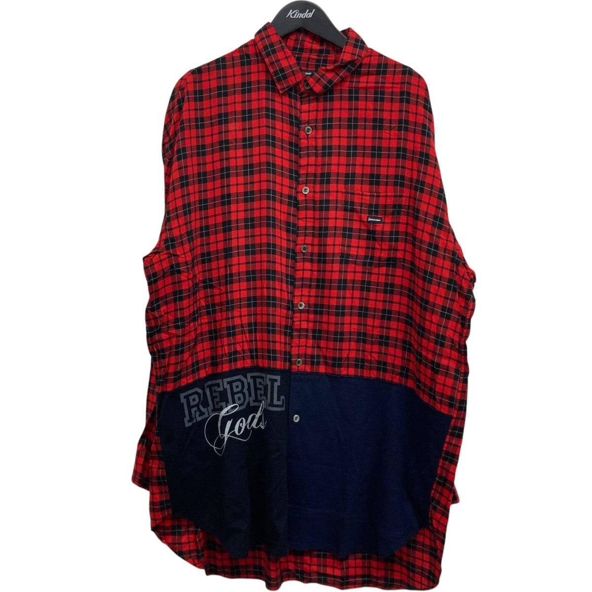 UNDERCOVERISM 22SS チェックシャツ 古着・中古-1枚目のアイテム画像