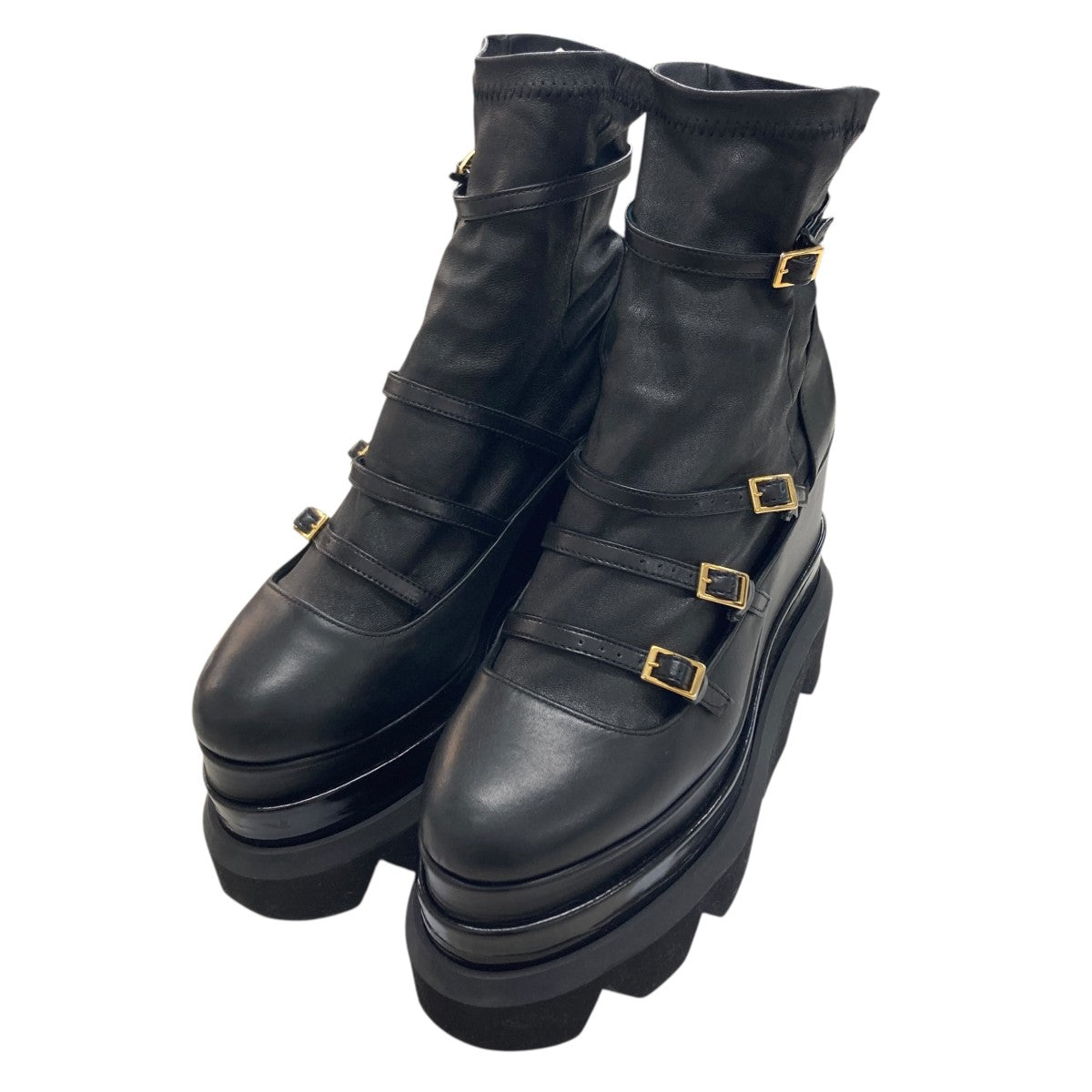 sacai(サカイ) 厚底ブーツ 21-05877 ブラック サイズ 37｜【公式