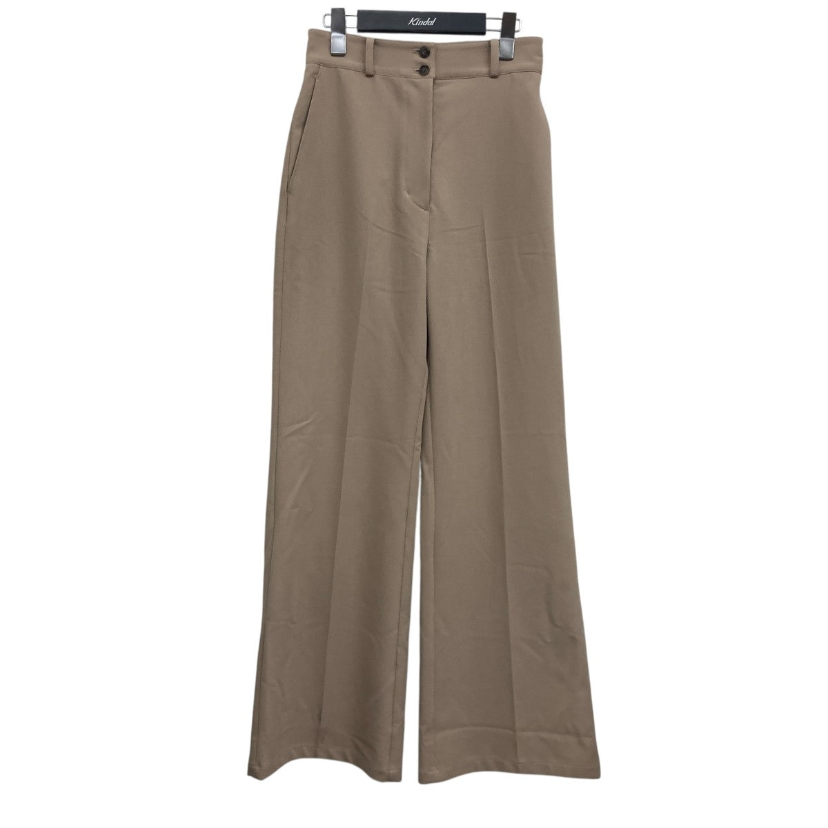 CLANE(クラネ) CENTER PRESS BELL BOTTOM PANTS スラックス