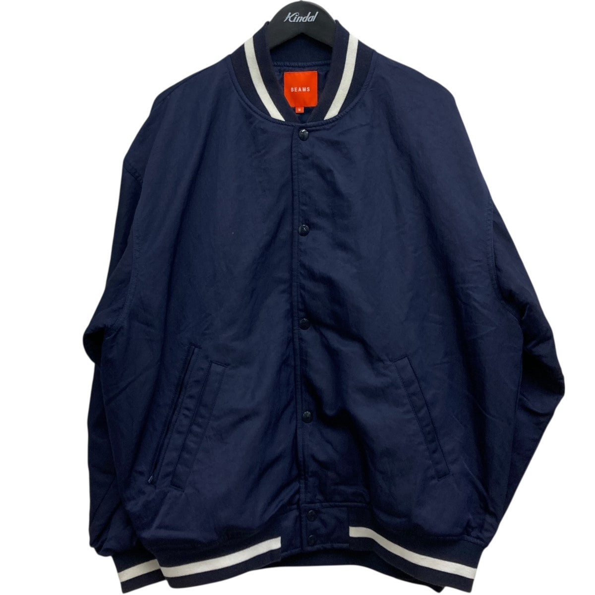 BEAMS PLUS/ネイビー ナイロンジャケット ジッパー付き セール】ナイロン ベイ ジャケット（ブルゾン）｜BEAMS PLUS