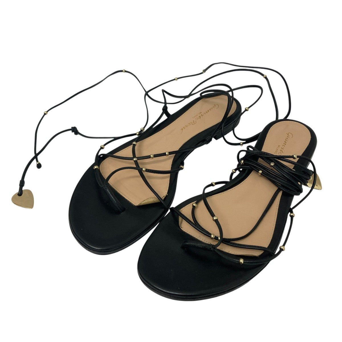 Gianvito Rossi(ジャンヴィトロッシ) レースアップサンダル
