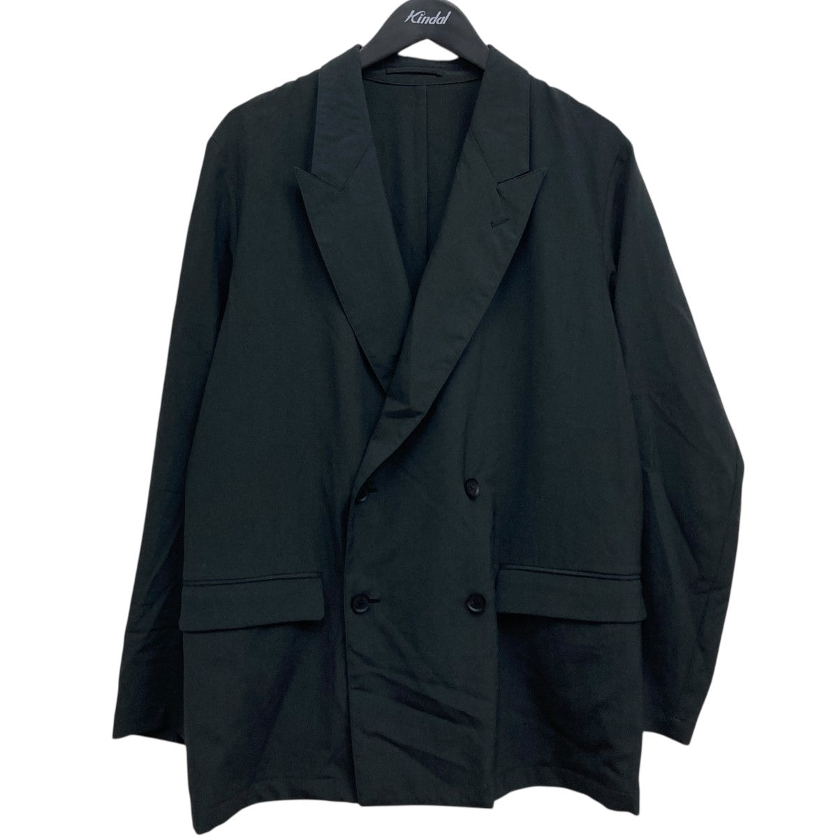 【古着】ウールジャケット ボックスシルエット YOKE(ヨーク) テーラードジャケット YK25SS0897J ブラック