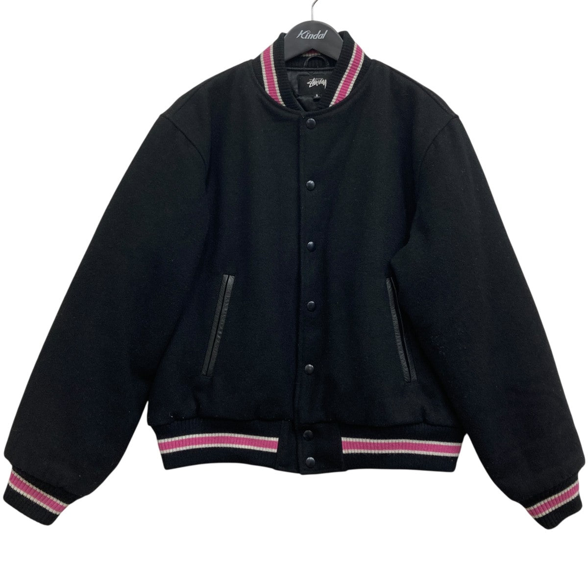 stussy(ステューシー) スタジャン ブラック サイズ S｜【公式