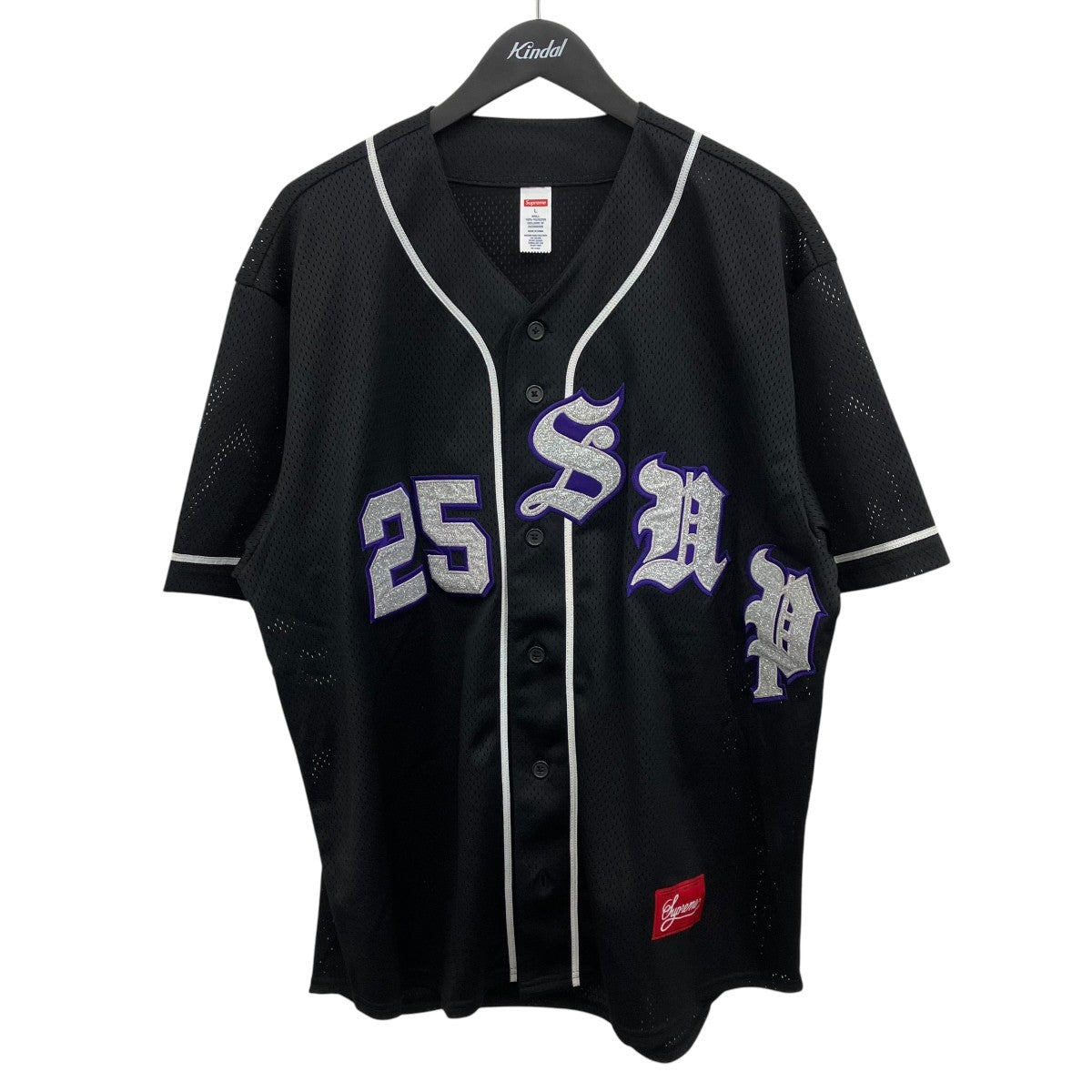 Supreme(シュプリーム) ベースボールシャツ ブラック サイズ L｜【公式