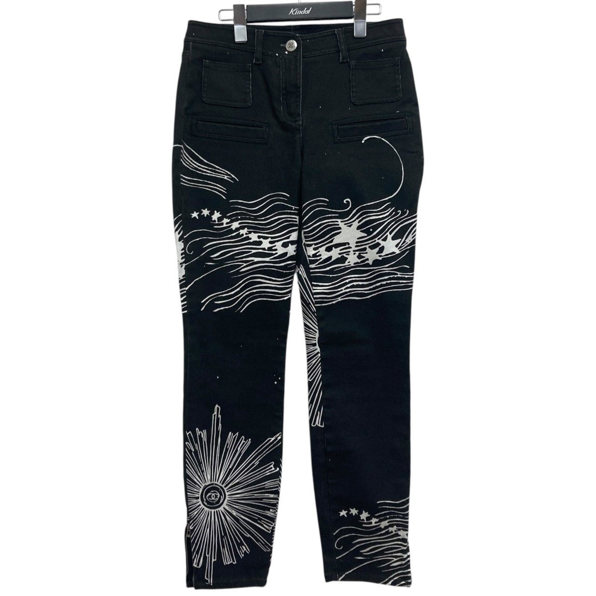 CHANEL(シャネル) デニムパンツ P71979V63579 ブラック サイズ 38