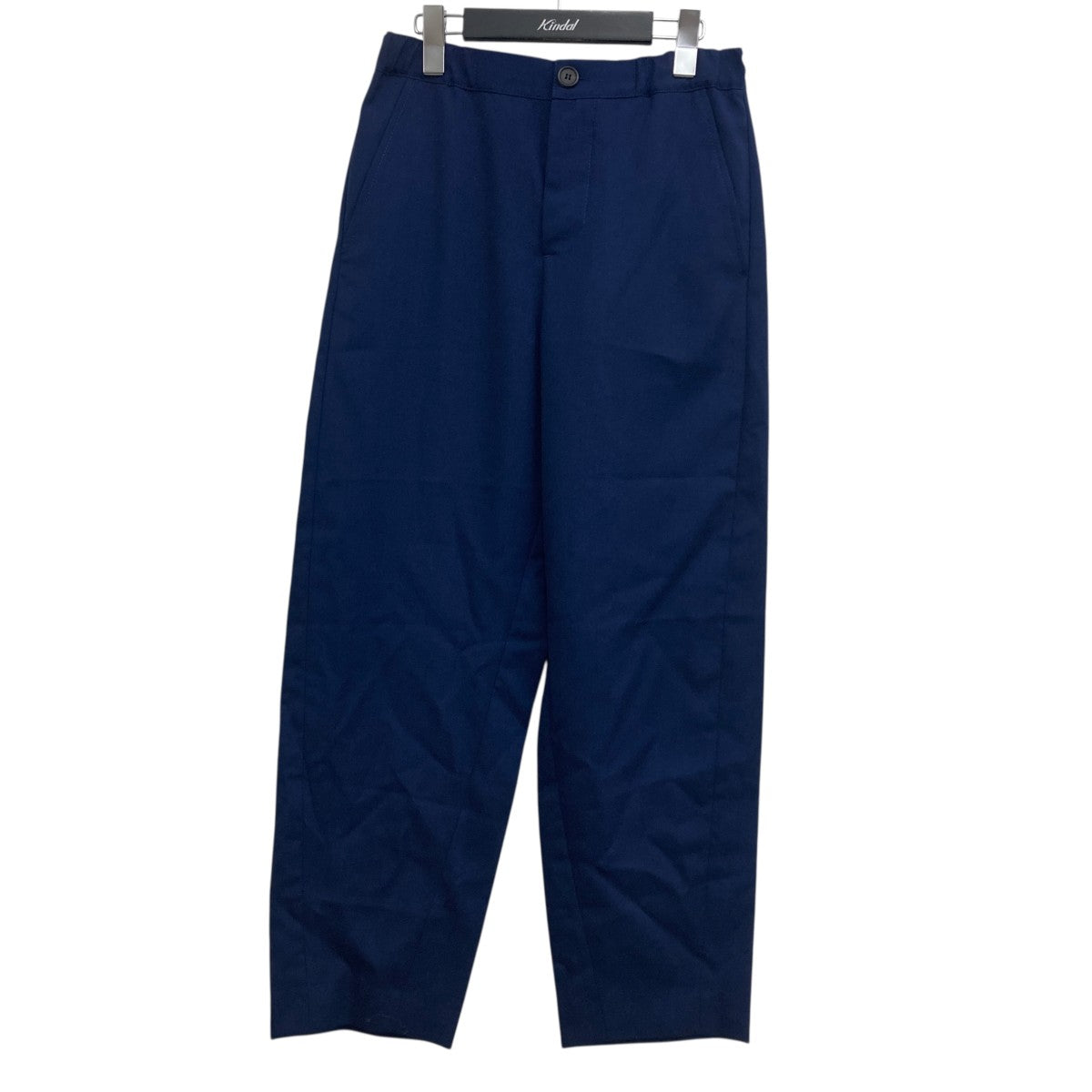 MARNI(マルニ) ウールシャーリングテーパードパンツ PAMA0482UD ブルー