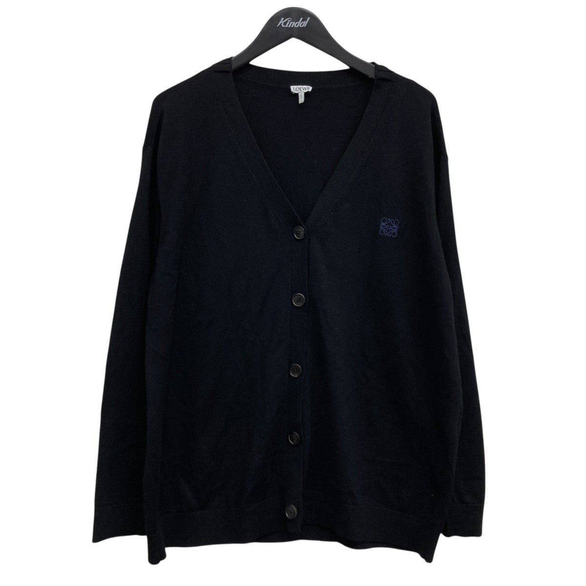 LOEWE ロエベ　メンズカーディガン　ブラック　Mサイズ 中古・古着通販】LOEWE (ロエベ) カーディガン ブラック サイズ