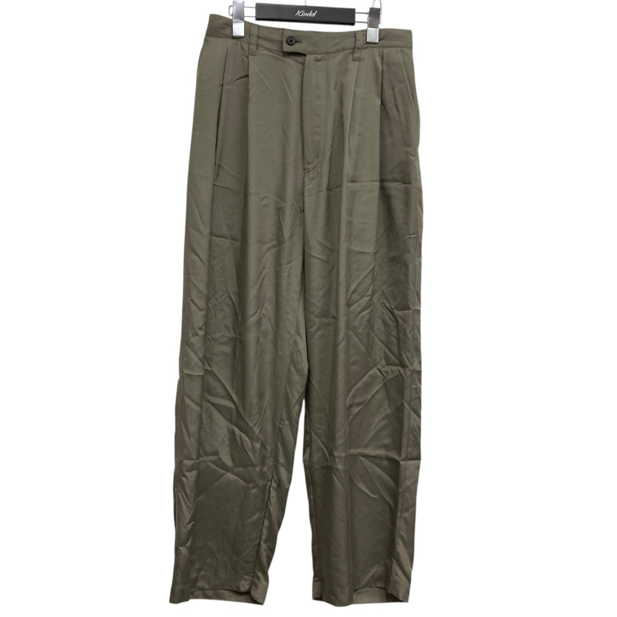 ssstein Tecno Cotton Twist Seam Wide Easy Trousers タックパンツ 古着・中古-1枚目のアイテム画像