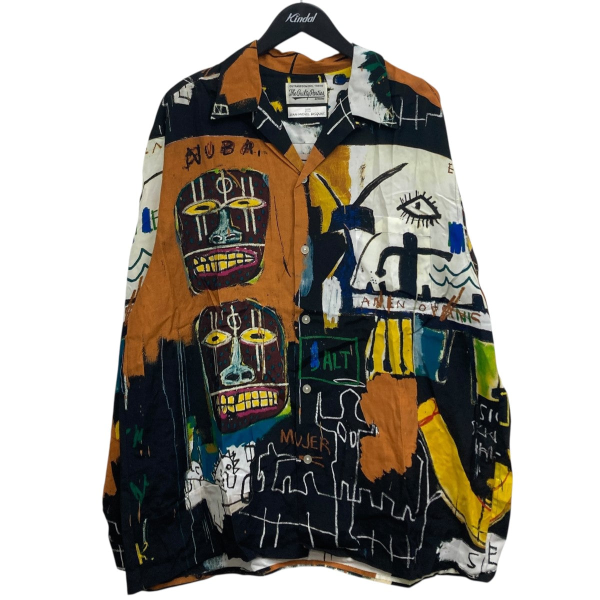 WACKO MARIA×Jean-michel BASQUIAT バスキアハワイアンシャツ マルチ