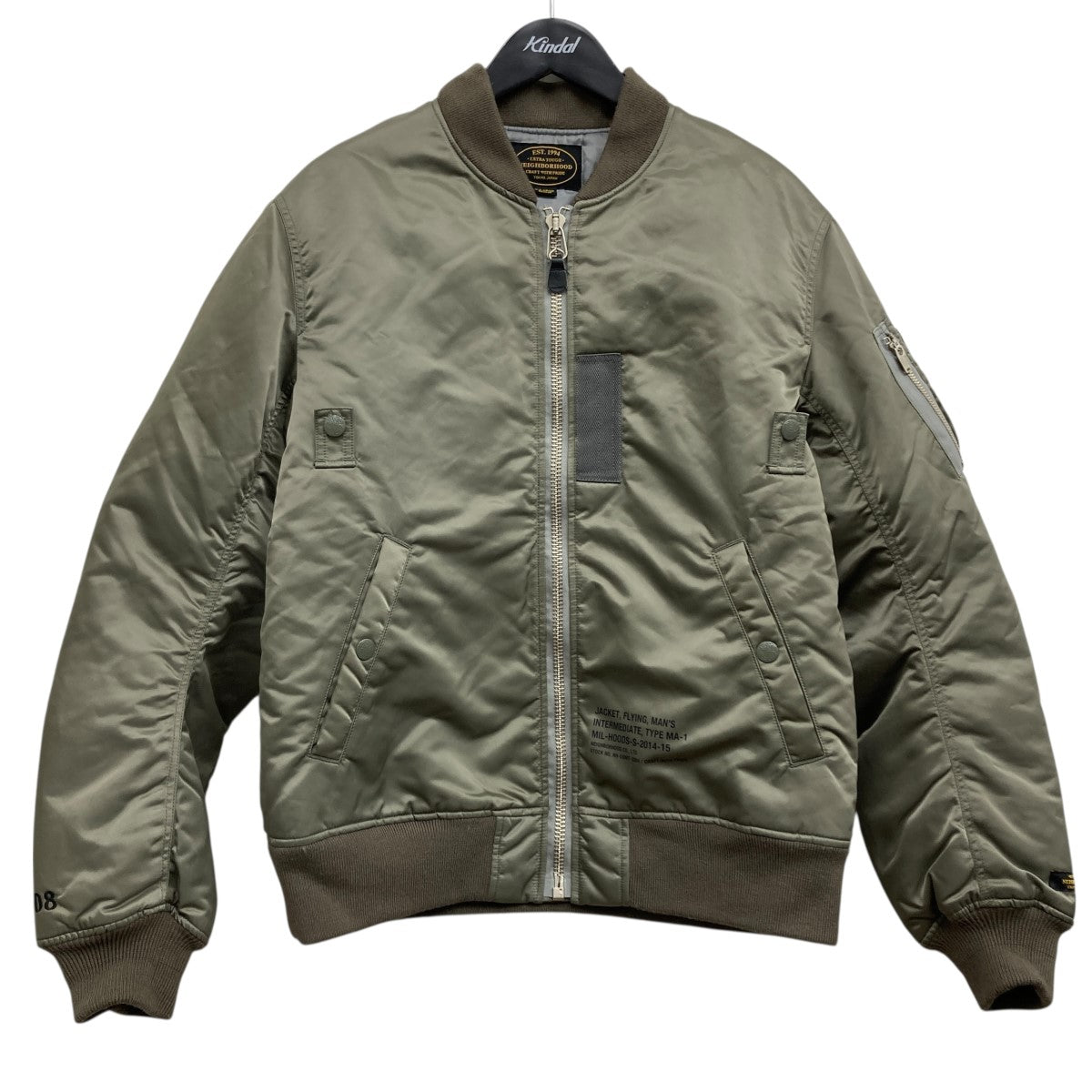 NEIGHBORHOOD MA-1ジャケット オリーブ NEIGHBORHOOD(ネイバーフッド) MA-1ジャケット 152SPNH-JKM02S