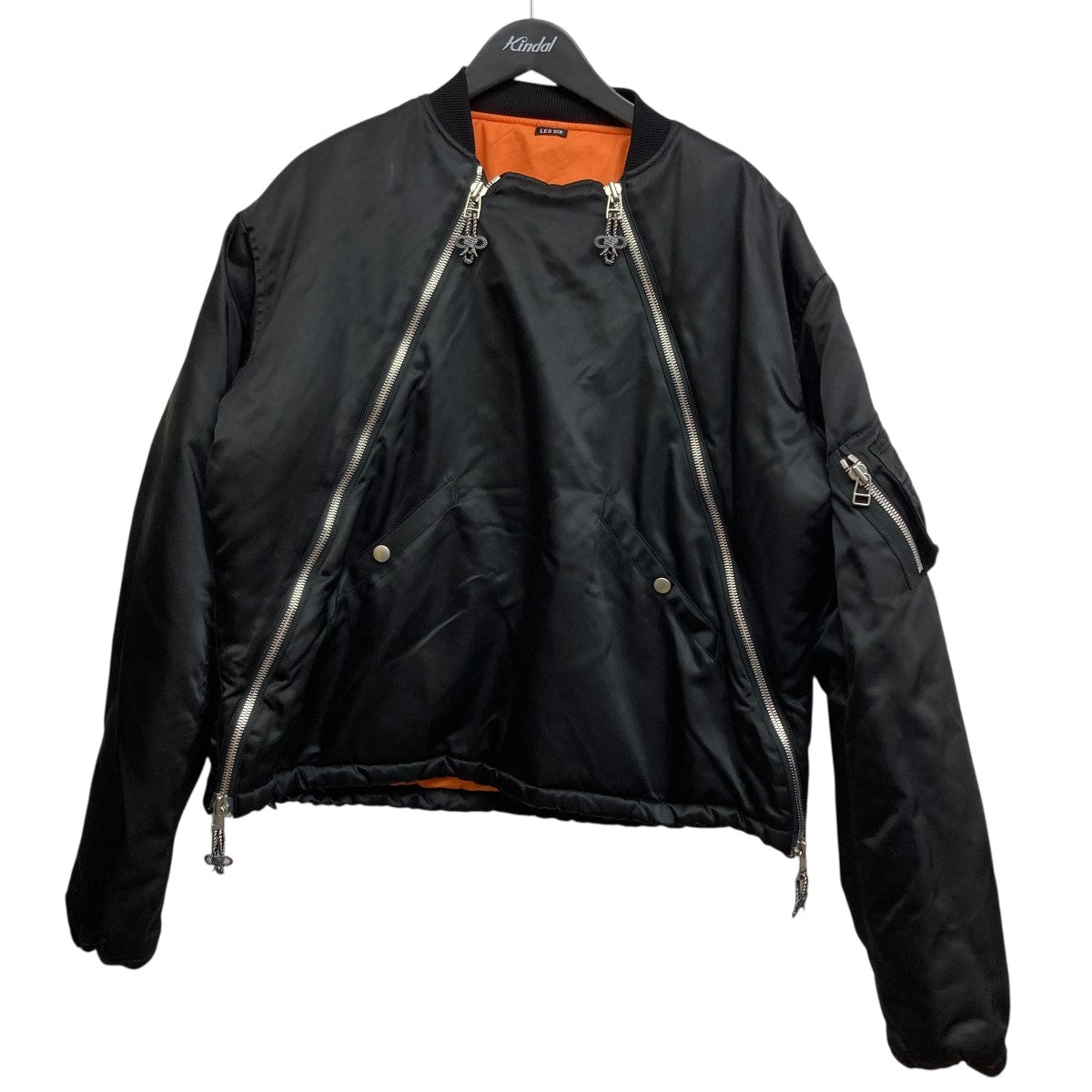 LES SIX MA-1ジャケット LES SIX(レシス) ダブルジップアップMA-1ジャケット treize-5-DZM
