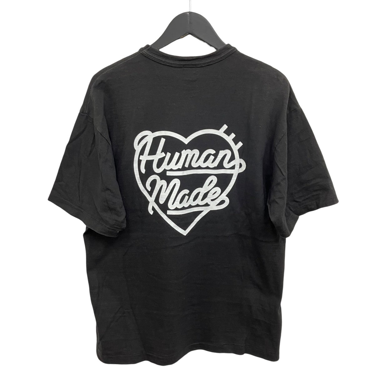 HUMAN MADE(ヒューマンメイド) ﾌﾟﾘﾝﾄTシャツ チャコールグレー サイズ