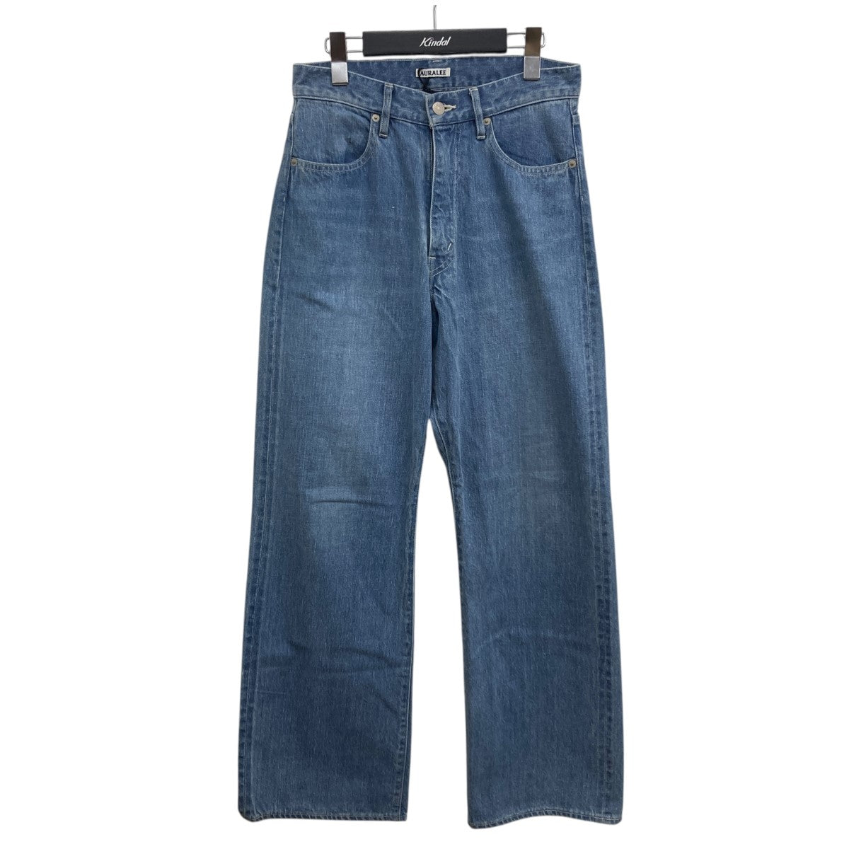 AURALEE(オーラリー) SELVEDGE FADED LIGHT DENIM PANTS
