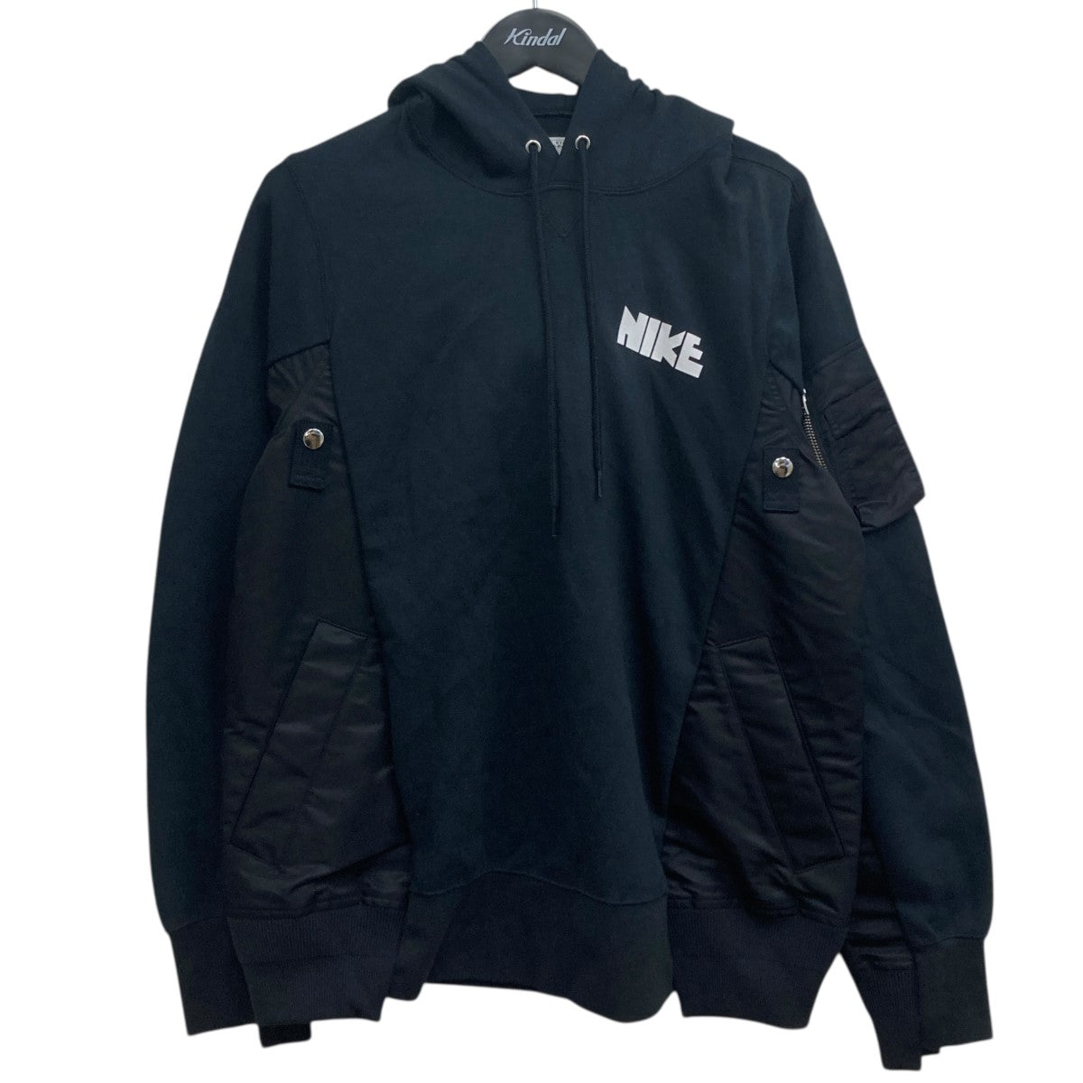 sacai(サカイ) ドッキングパーカー CW2419-010 ブラック サイズ