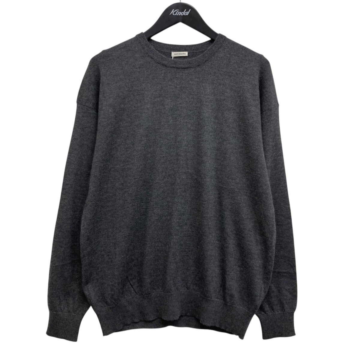 cash ＆ barba(キャッシュアンドバーバ) Worsted Cashmere 150 Crew