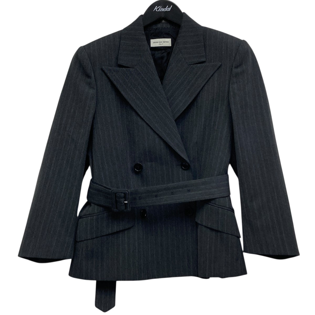 ライカ期✨DRIES VAN NOTEN ストライプ テーラードジャケット DRIES VAN NOTEN(ドリスヴァンノッテン) ストライプテーラード