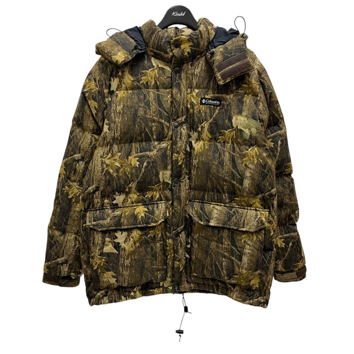 Columbia カーキ ダウンジャケット L Columbia ダウンジャケット アルパイン ブラウン カーキ - メルカリ