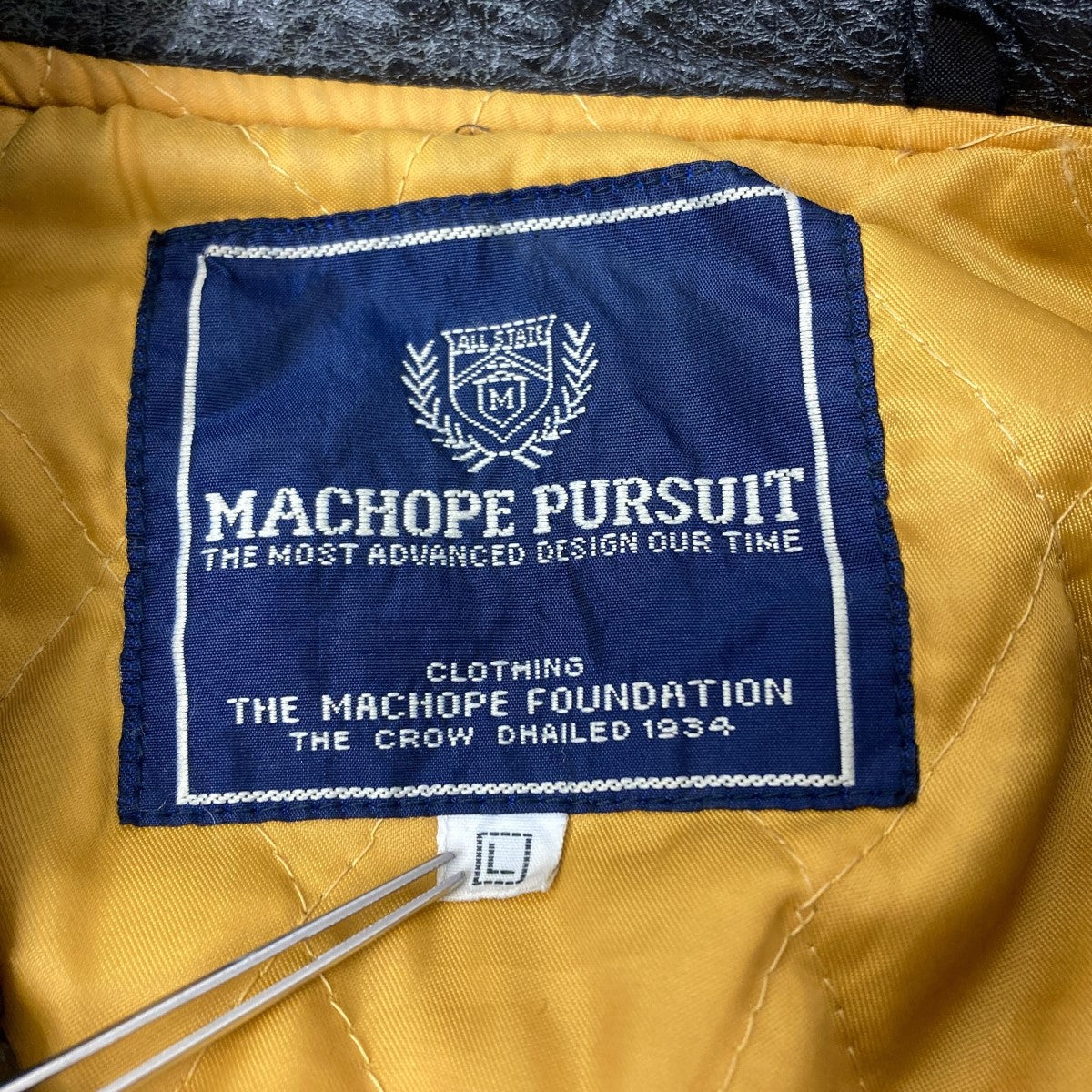 袖レザー切替スタジャン