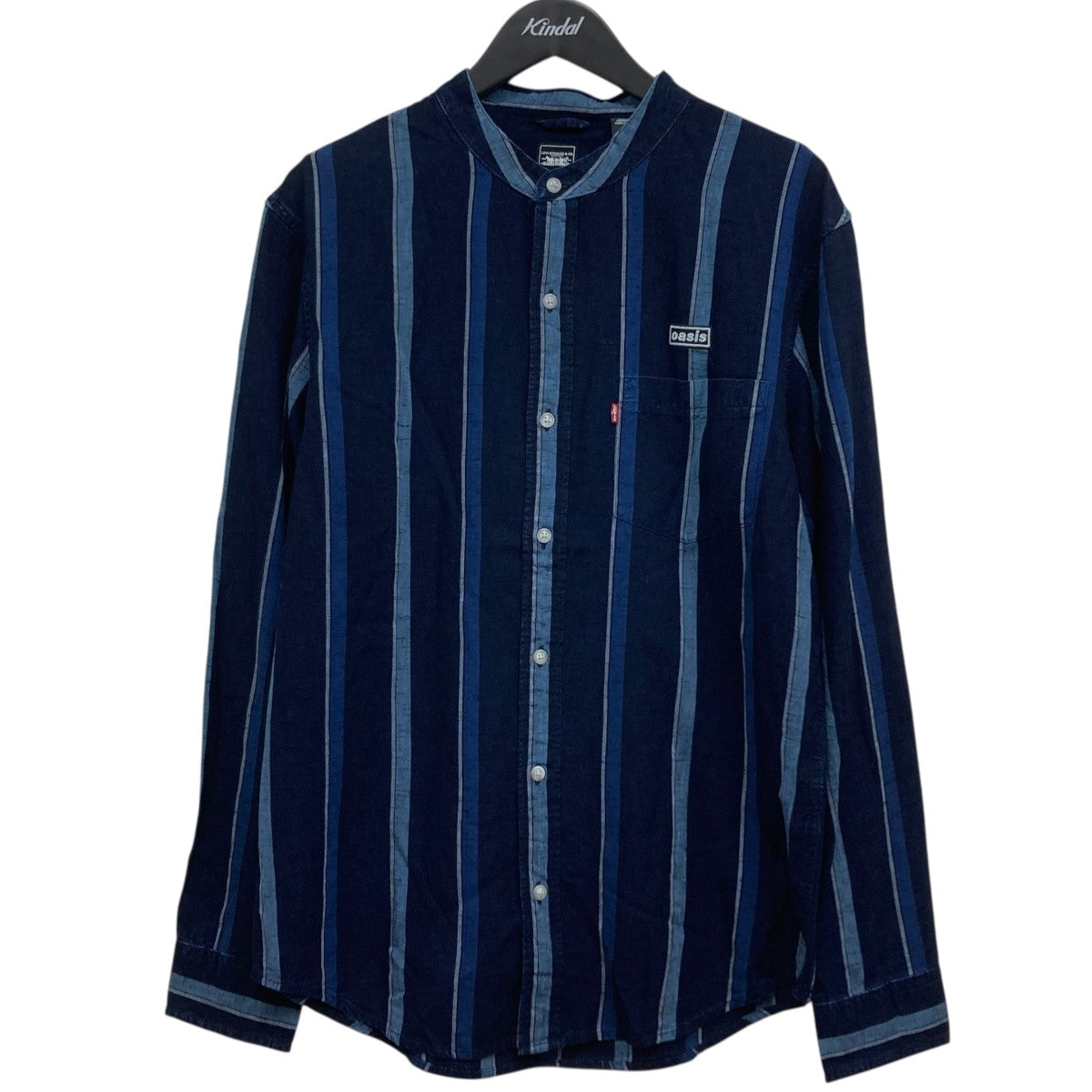 LEVI'S(リーバイス) バンドカラーシャツ インディゴ サイズ S｜【公式