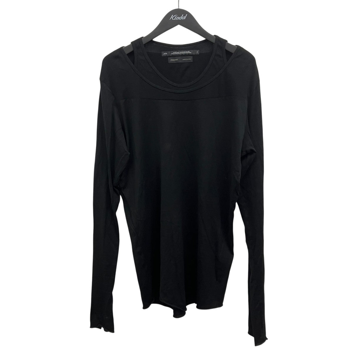 JULIUS(ユリウス) Cotton Jersey Switching Long Sleeve T-shirt