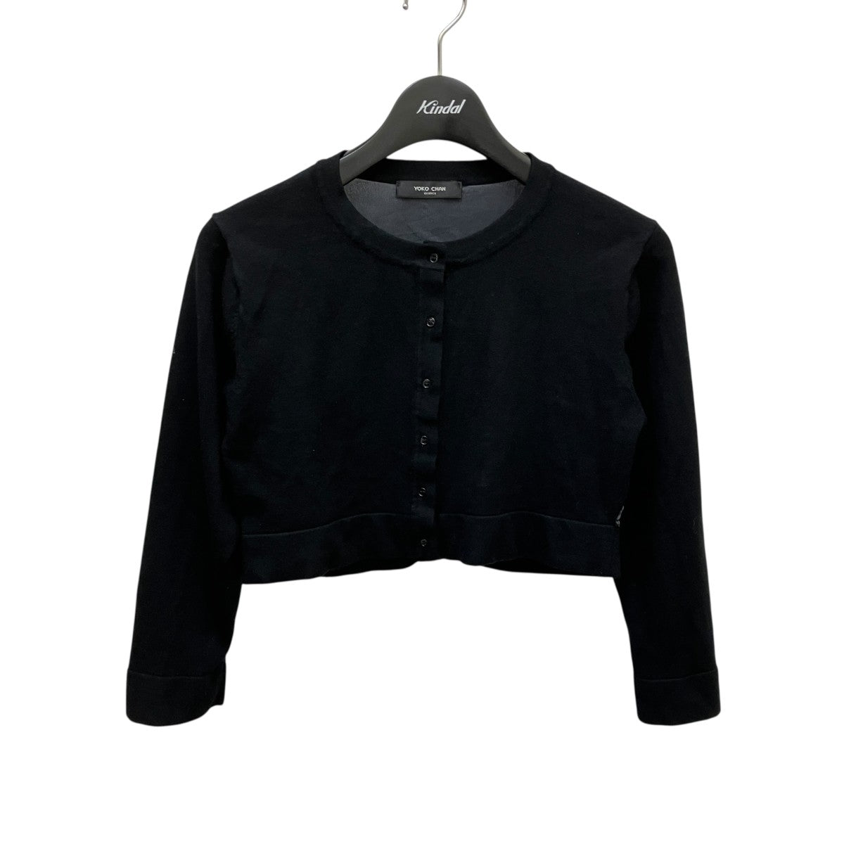 YOKO CHAN(ヨーコチャン) シルク切替カーディガンYEN-118-001 YEN-118