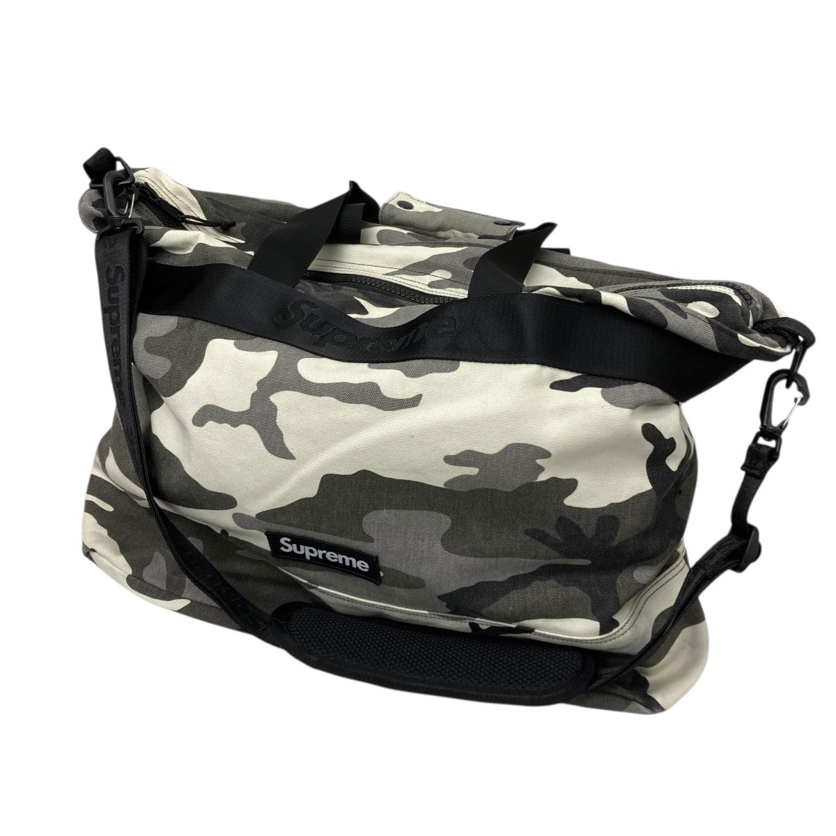 Supreme(シュプリーム) TOTE BAG SNOW CAMO ボックスロゴキャンバス