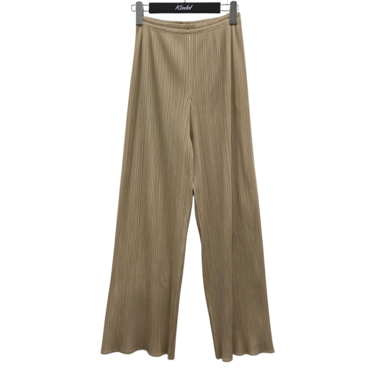 美品✨PLEATS PLEASE プリーツ　ベージュ　ワイドパンツ　ロング PLEATS PLEASE(プリーツプリーズ) プリーツパンツ PP04-JF643 ベージュ
