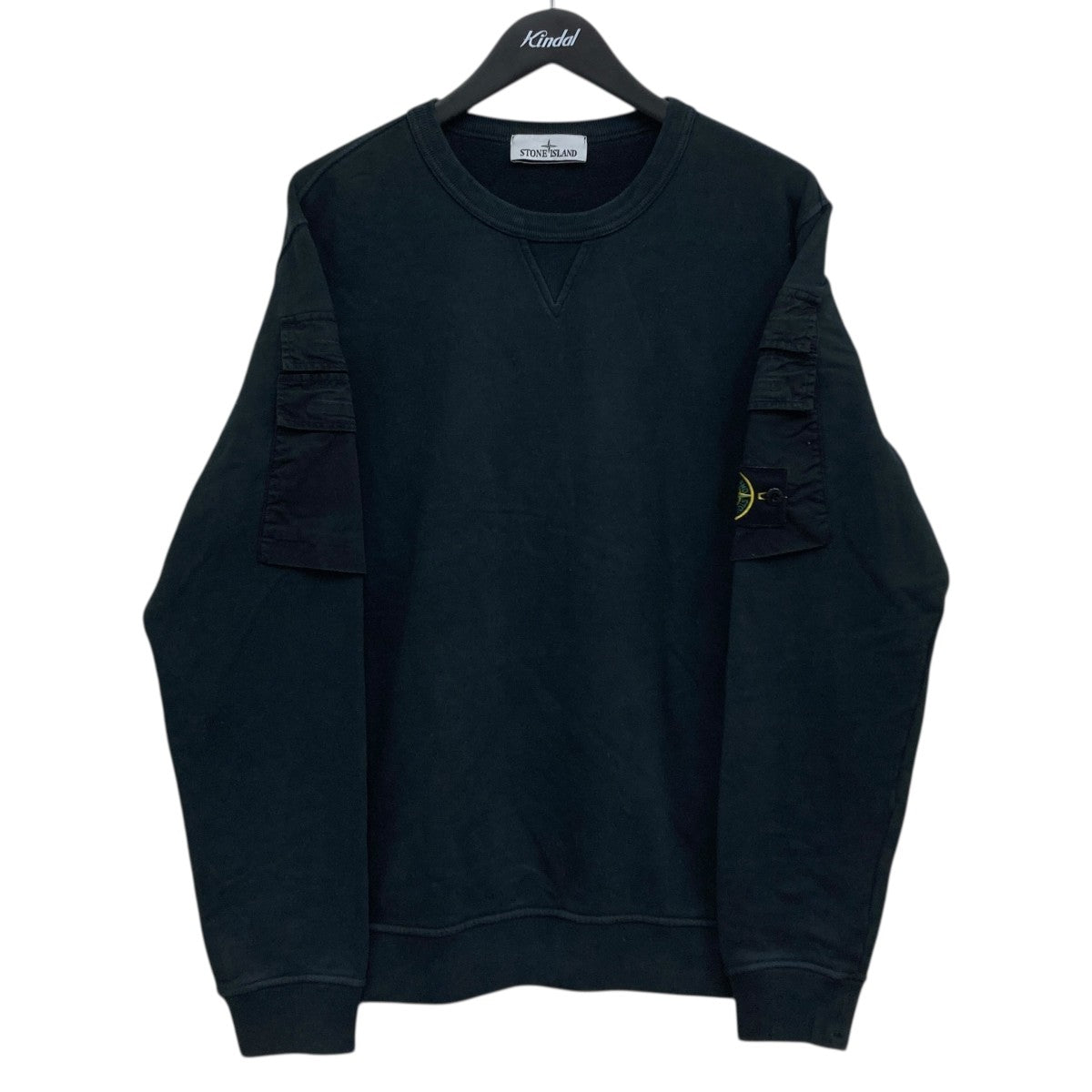 STONE ISLAND(ストーンアイランド) クルーネックスウェット ブラック
