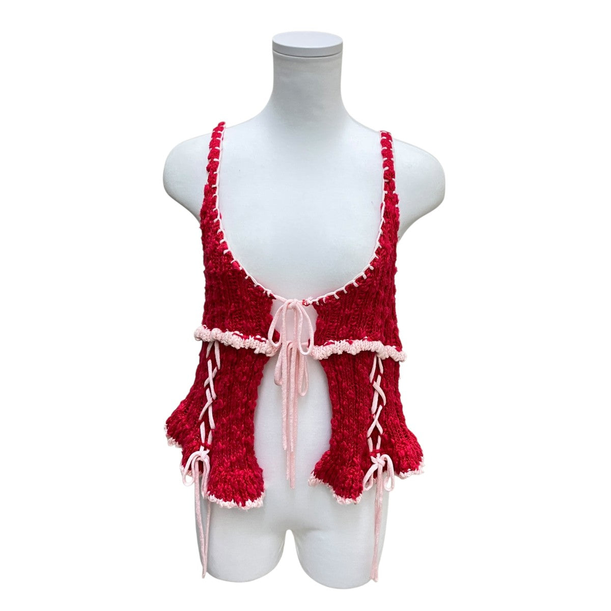Wide Rib Lace Up Bustierワイドリブレースアップビスチェ21251365702