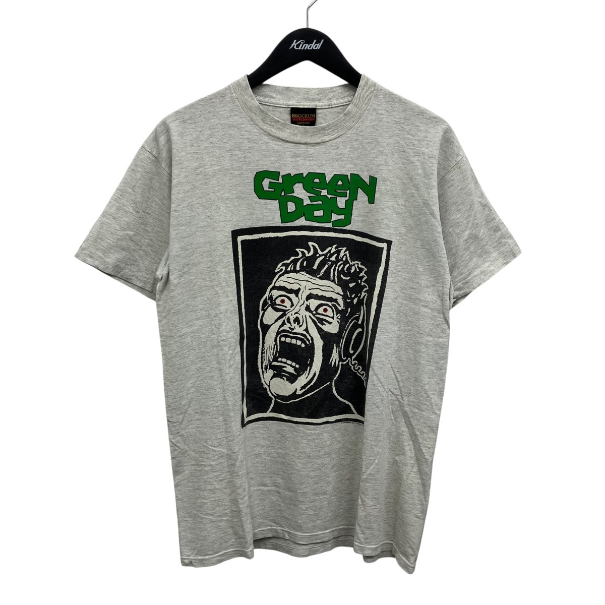 GREEN DAY(グリーンデイ) c1994、BROCKUM プリントTシャツ グレー